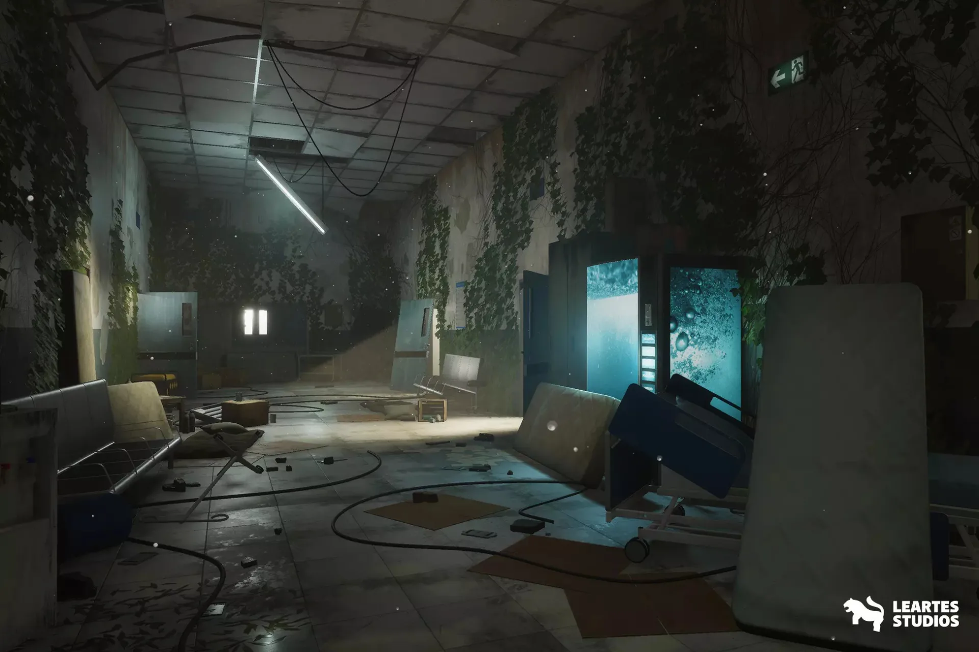 Abandoned Post Apocalyptic Hospital Environment