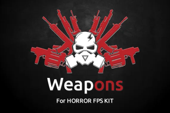 Weapons for HORROR FPS KIT